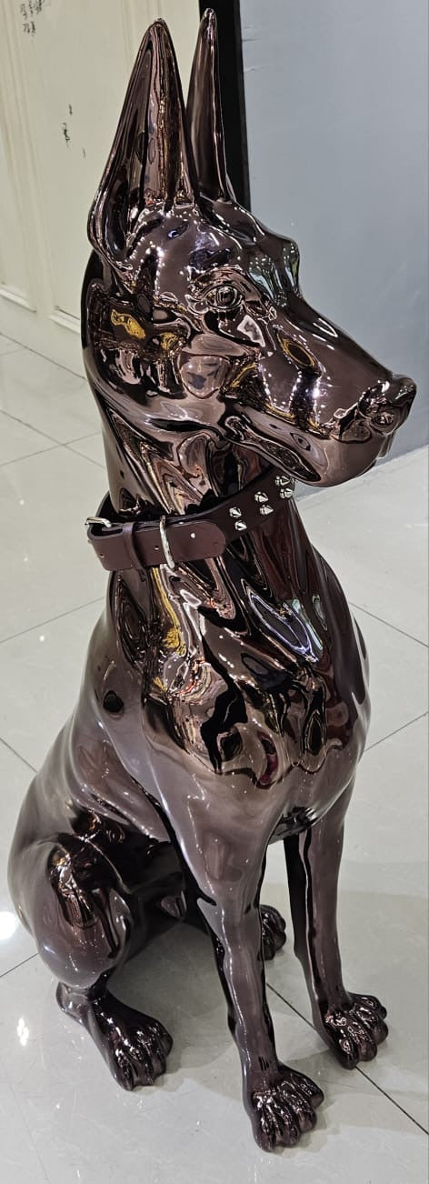 Fibre-glass Bronze Dog