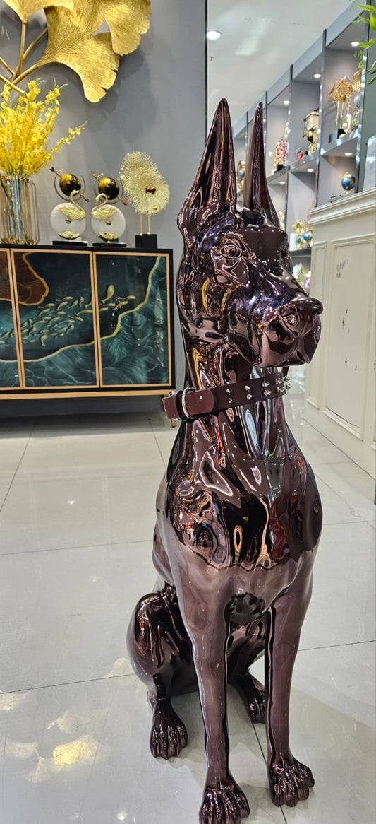 Fibre-glass Bronze Dog